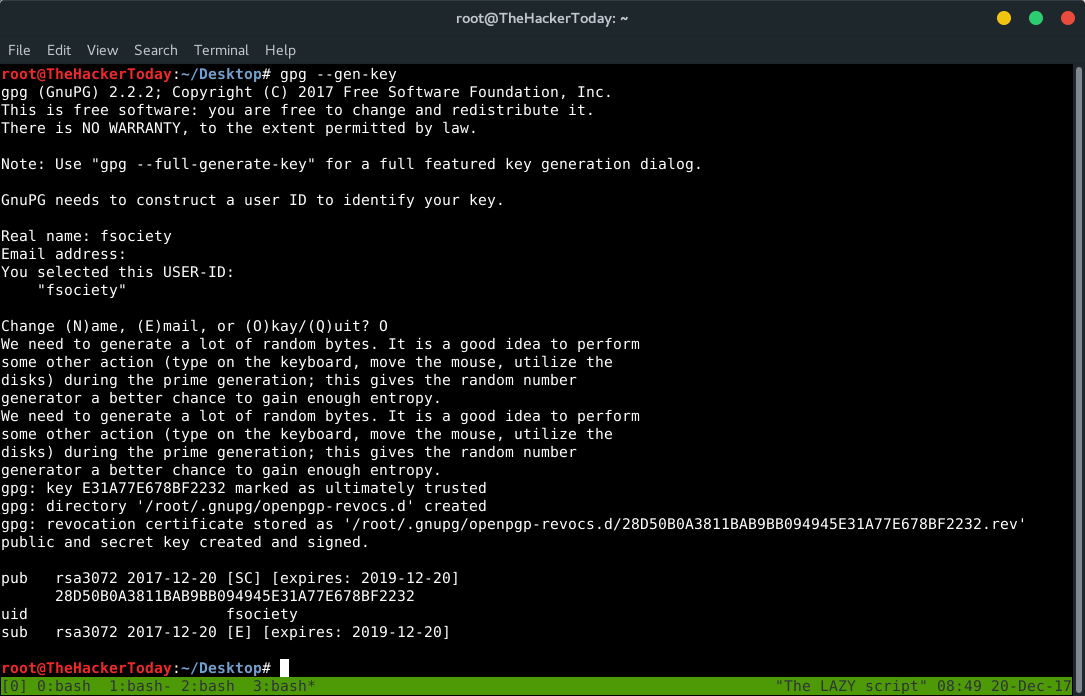How to Encrypt/Decrypt a File in Linux using gpg