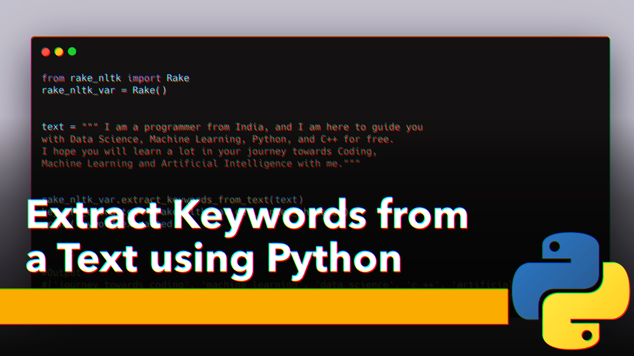 5 Best Python Libraries To Extract Keywords From Text